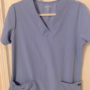 Ceil blue scrub top